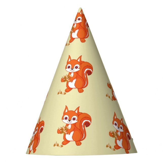 Gorro De Fiesta Las burbujas de la ardilla útil (Anverso)