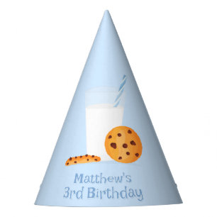 Gorro De Fiesta Leche y cookies