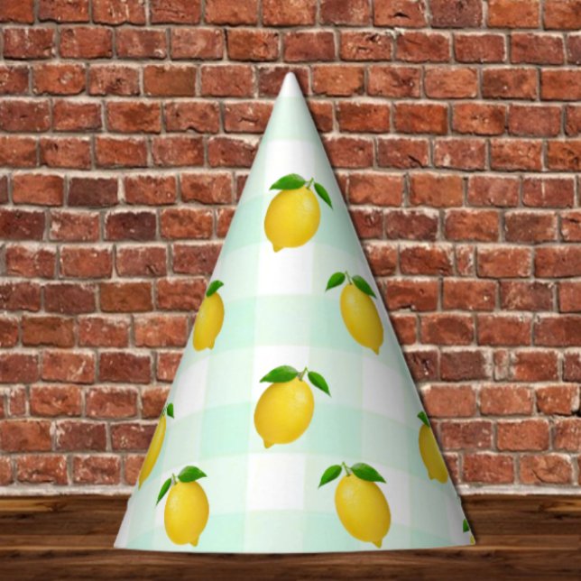 Gorro De Fiesta Lemon Citrus Summer Birthday (Subido por el creador)