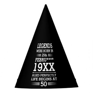 Gorro De Fiesta Leyendas personalizados nacieron en la edad de mes