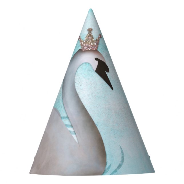 Gorro De Fiesta Libro de Cuentos de Hadas de la Princesa Cisne Azu (Anverso)