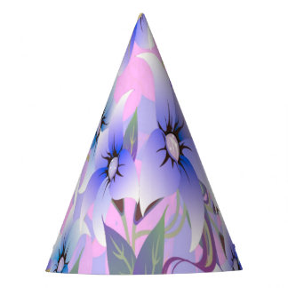 Gorro De Fiesta Lilac Poppies