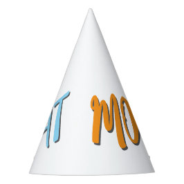 Gorro De Fiesta Línea de tiempo recortada de la madre de gato con