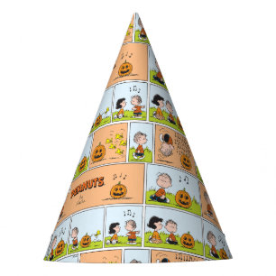 Gorro De Fiesta Linus & Lucy Cantando Jack-O-Lantern