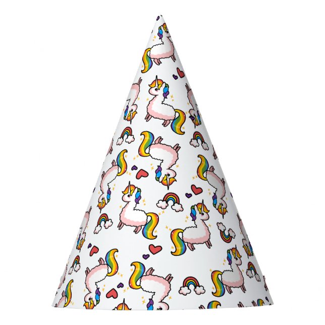 Gorro De Fiesta Locura de Llamacorn (Anverso)