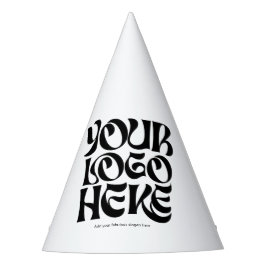 Gorro De Fiesta Logotipo de negocio simple y texto divertido