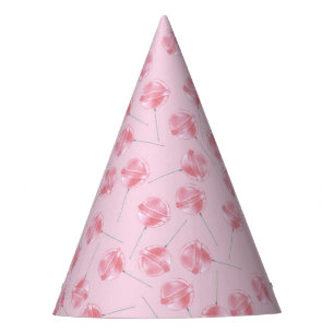Gorro De Fiesta Lollipop rosa