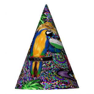 Gorro De Fiesta Loro de fiesta de playa