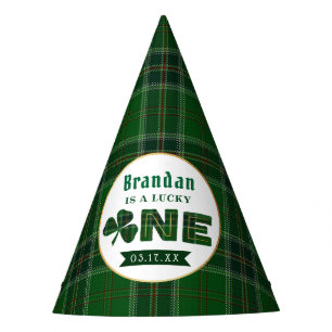 Gorro De Fiesta Lucky Little Shamrock 1er cumpleaños