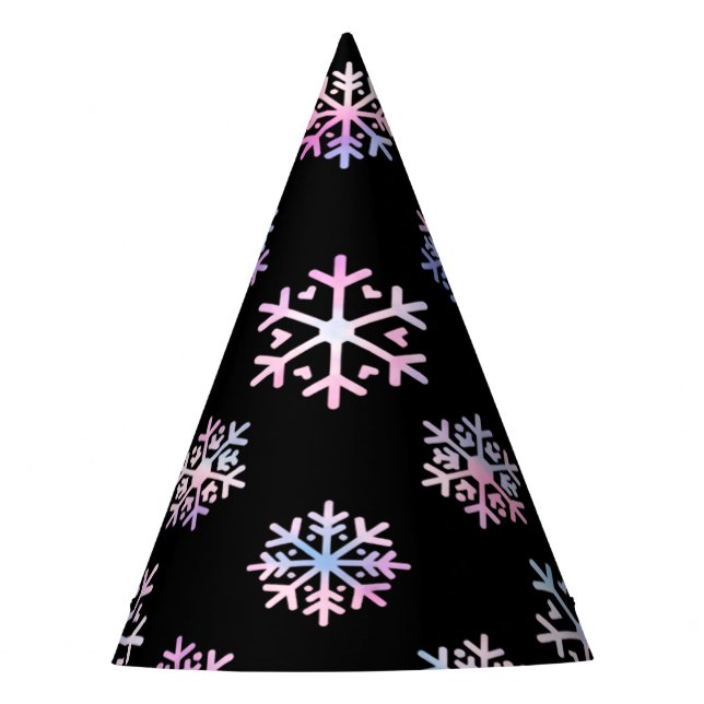 Gorro De Fiesta Luxury Holographic Snowflake Christmas Collection  (Anverso)