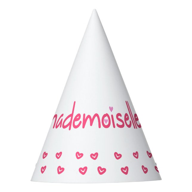 Gorro De Fiesta Mademoiselle - Diversión, Fiesta de citas francés  (Anverso)