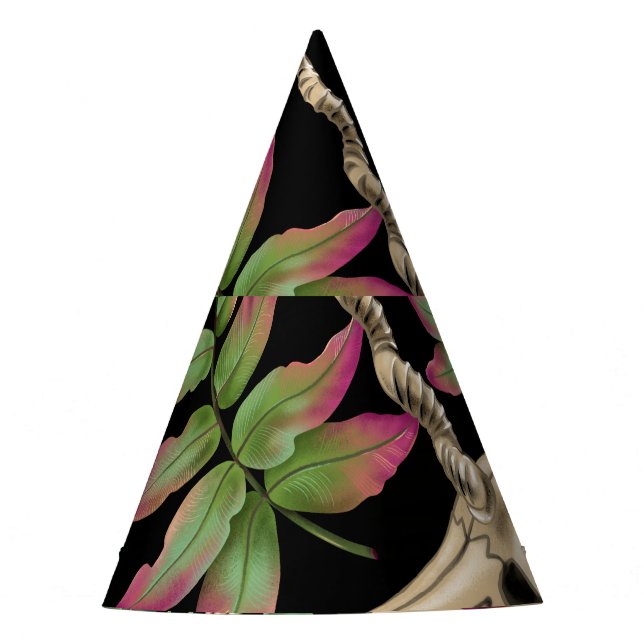Gorro De Fiesta Magical Forest Unicorn Dark Pattern. (Anverso)