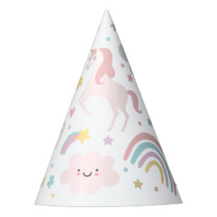 Gorro De Fiesta Magnífico Pastel Unicornio Fiesta de Cumpleaños de