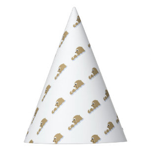 Gorro De Fiesta Mantequilla flotante recortada