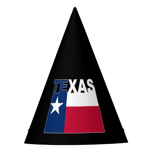 Gorro De Fiesta Marca de texto de Texas (Anverso)
