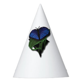 Gorro De Fiesta Mariposa azul morfo cardíaca