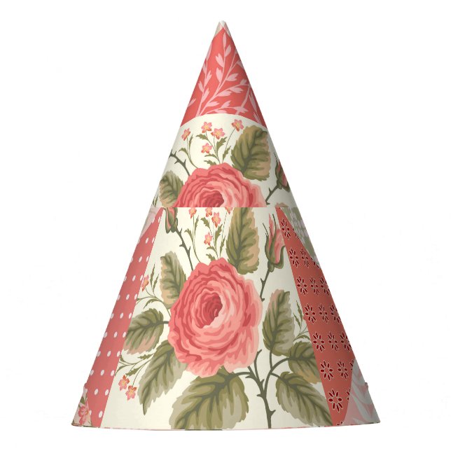 Gorro De Fiesta Mariposas rosas sin problemas (Anverso)