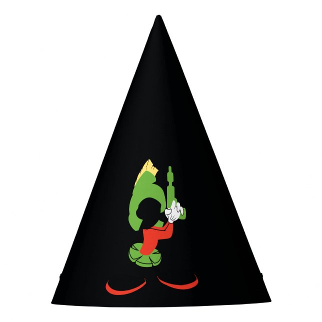 Gorro De Fiesta MARVIN LA Silhouette MARTIAN™ Con Raygun (Anverso)