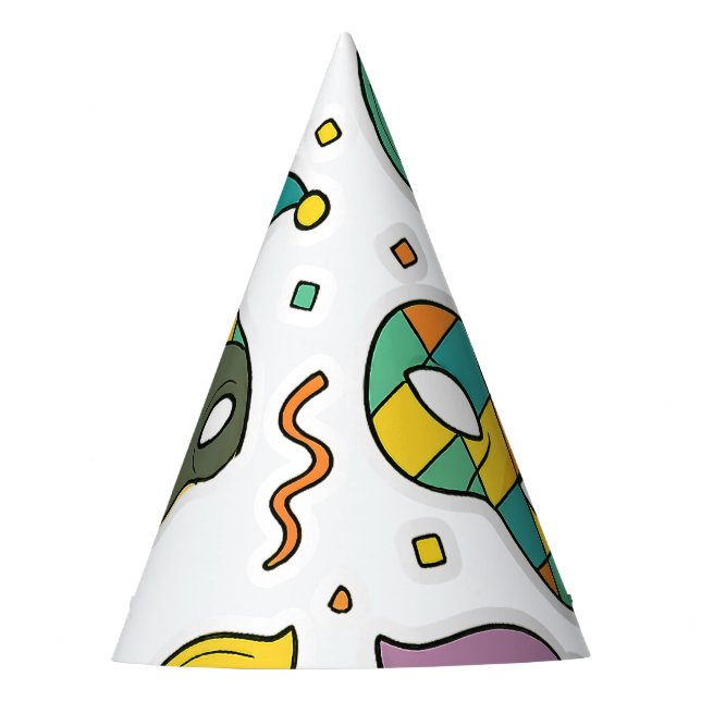 Gorro De Fiesta Máscaras Voladoras (Anverso)