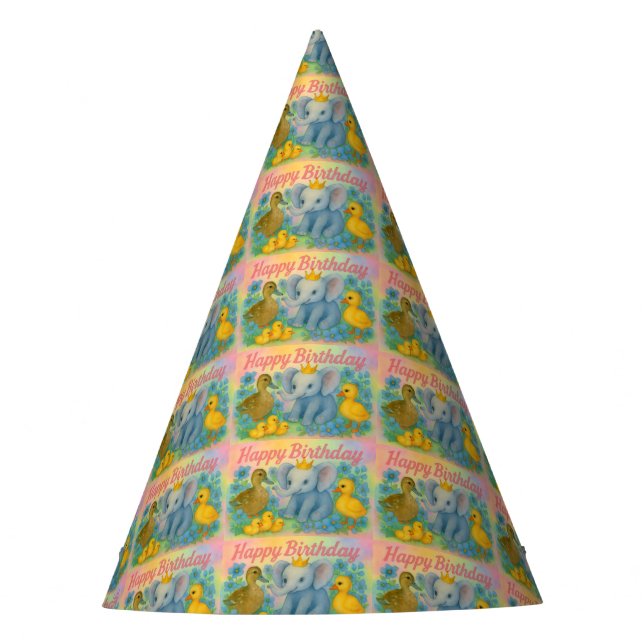Gorro De Fiesta Matching Children's Birthday Hats - Party Supplies (Anverso)