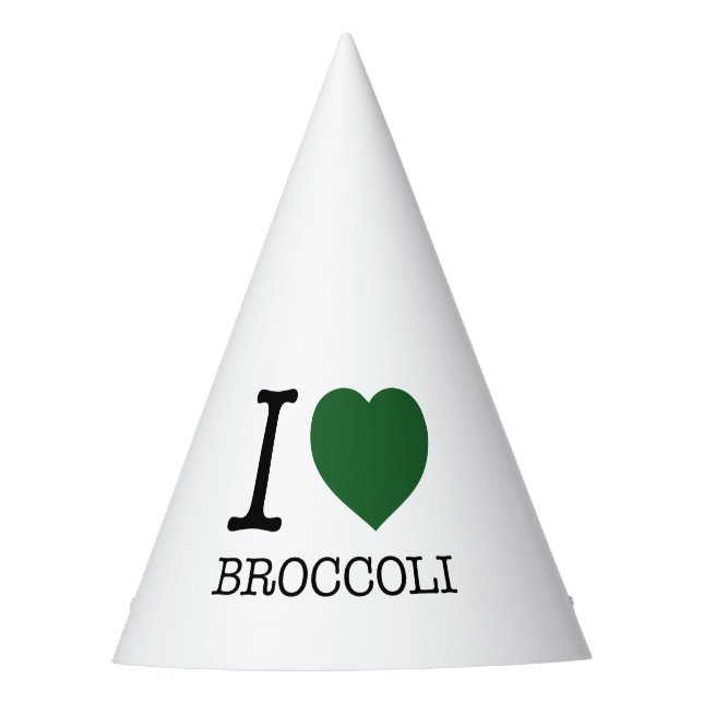 GORRO DE FIESTA ME ENCANTA BROCCOLI (Anverso)
