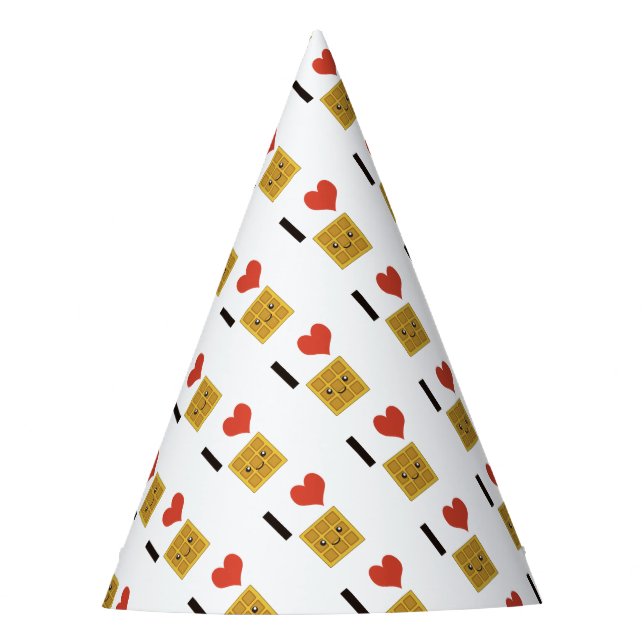 Gorro De Fiesta Me encantan las gofres (Anverso)