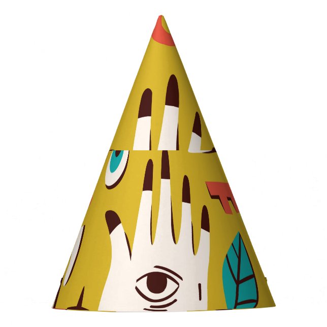 Gorro De Fiesta Melange místico: elementos ocultos e inestables (Anverso)