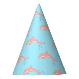 Gorro De Fiesta Melocotones el delfín rosado