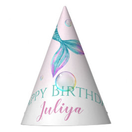 Gorro De Fiesta Mermaid Tail con burbujas Cumpleaños