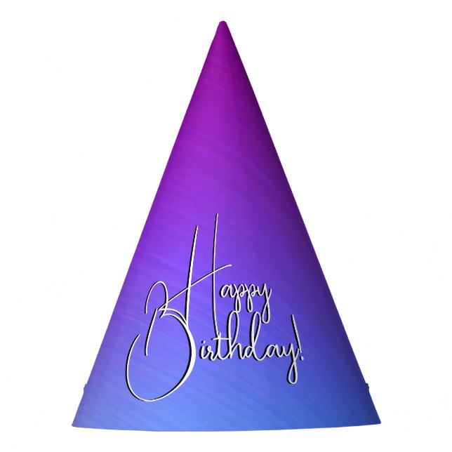 Gorro De Fiesta Miami Shine Happy Birthday (Anverso)