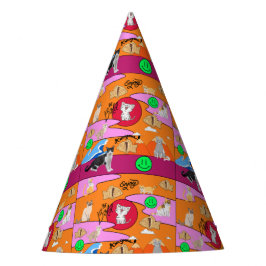 Gorro De Fiesta Mikitiez meow fiesta de verano