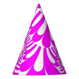 Gorro De Fiesta Mod blanco rosado