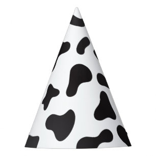 Gorro De Fiesta Modelo de la textura de la piel de la vaca