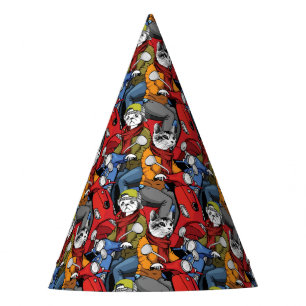 Gorro De Fiesta Modelo de la vespa de los gatos y de los perros