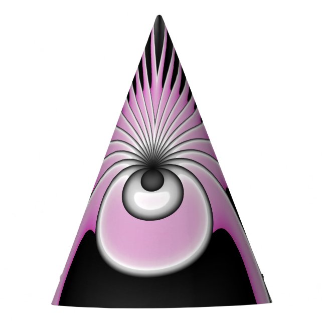 Gorro De Fiesta Modern Abstract Crazy Fractal Art Pattern (Anverso)