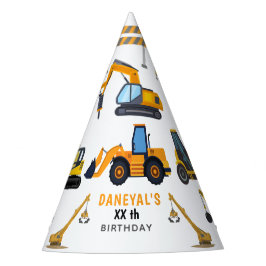 Gorro De Fiesta Modern Construction Simple Kid's Birthday