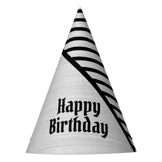 Gorro De Fiesta Moderna línea monogramada arte (Anverso)