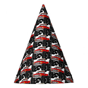 Gorro De Fiesta Monster truck rojo