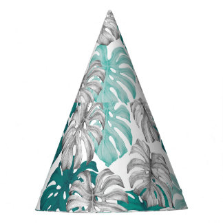 Gorro De Fiesta Monstera Duo Tone: Trópicos mínimos
