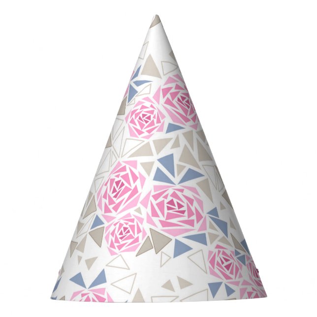 Gorro De Fiesta Mosaico, flores (Anverso)