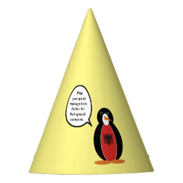 Gorro De Fiesta Ms Penguin Bandera Albanesa Conversaciones