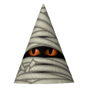 Gorro De Fiesta Mummy Eyes Halloween Naranja ID685