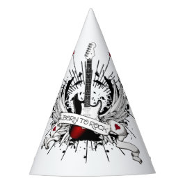 Gorro De Fiesta Músico de rock y rock Metalizado de guitarra