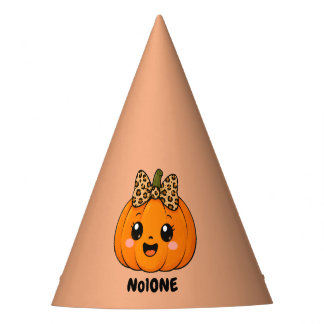 Gorro De Fiesta Naranja Adorable Pequeña Calabaza Halloween Person