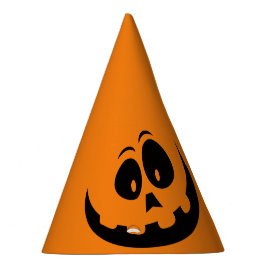 Gorro De Fiesta Naranja de calabaza Halloween