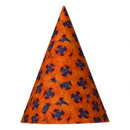 Gorro De Fiesta Naranja de escarlata Poppy patrón sin soldadura