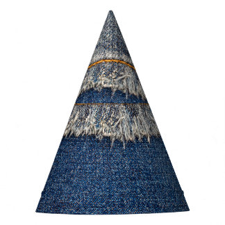 Gorro De Fiesta Naranja Stitch, Parche De Doble Denim.