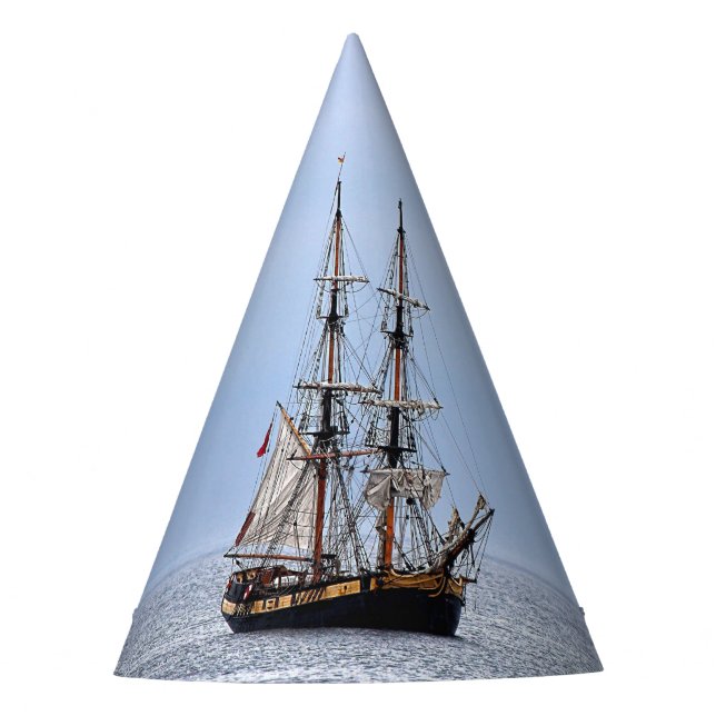 Gorro De Fiesta Nautical Fishing Boys Blue Skies (Anverso)