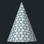 Gorro De Fiesta Navidades de Hanukkah en invierno de la Cocina del<br><div class="desc">El gorra fiesta presenta un ilustracion original de marca de una deliciosa galleta azucarada con forma de copo de nieve azul. ¡Perfecto para las celebraciones de Hanukkah! ¿No ves lo que estás buscando? ¿Necesita ayuda con la personalización? Haga clic en "Contactar con este diseñador" para tener algo creado sólo para...</div>