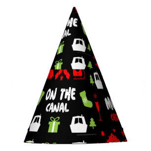 Gorro De Fiesta Navidades del canal Xmas en lanchas estrechas